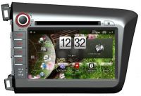 Штатное головное мультимедийное устройство DayStar DS-7072HD Android 2.3.4 inet для автомобиля Honda Civic 2012- + ТВ-антенна Calearo ANT 71 37 121 (122) или штатная камера заднего вида (универсальная)